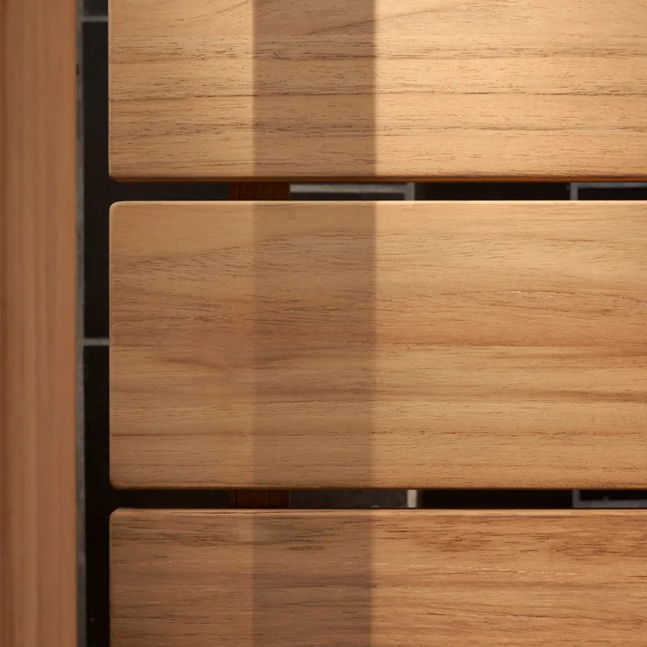 GL101 Timbur Banc de jardin, teck non traité de Carl Hansen