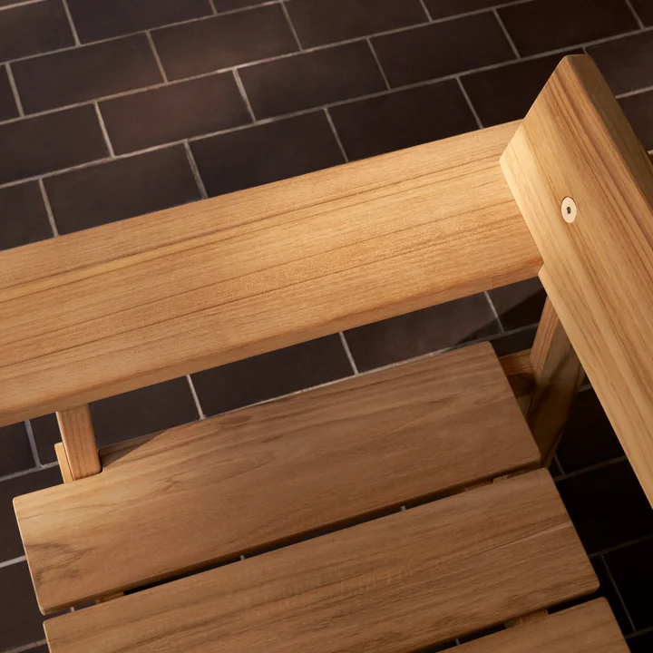 GL101 Timbur Banc de jardin, teck non traité de Carl Hansen