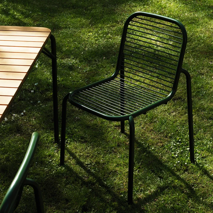 Vig Chaise, vert foncé de Normann Copenhagen