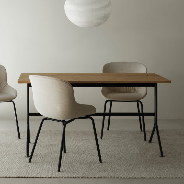 Kip Bureau, noir / pin de Normann Copenhagen