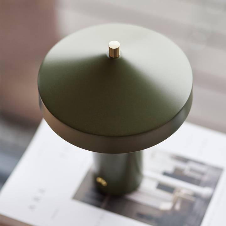 OYOY - Hatto Lampe de table LED, olive