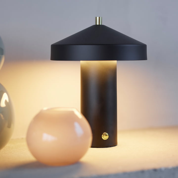 OYOY - Hatto Lampe de table LED, noir