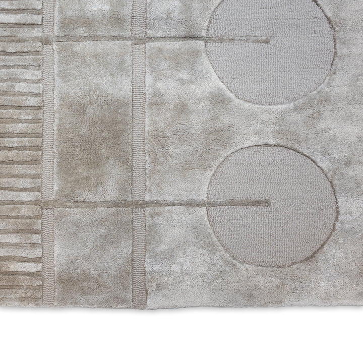 Studio Zondag - Piston Tapis 170 x 240 cm, gris