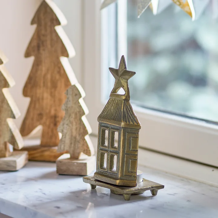 Bloomingville - Crista Porte-bougies à chauffe-plat