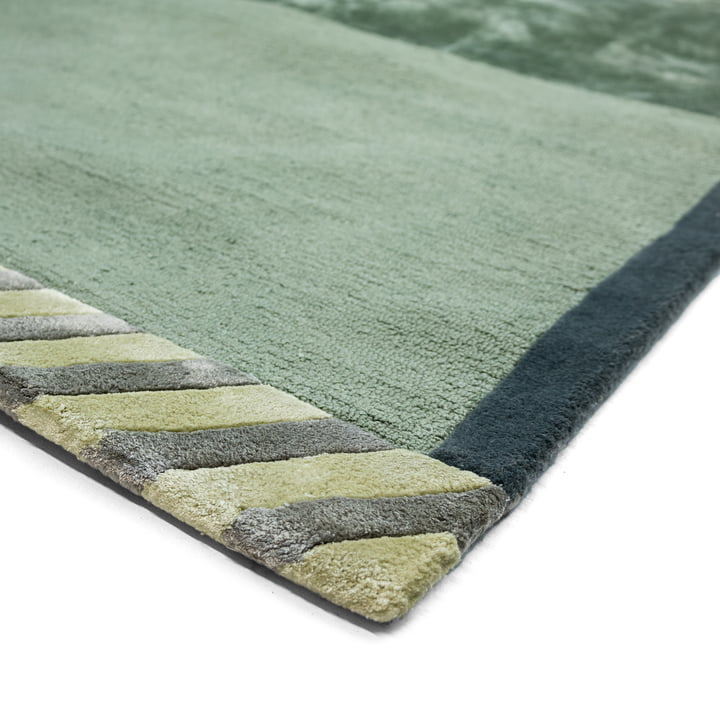 Studio Zondag - Traffiq Tapis 160 x 260 cm, vert / gris