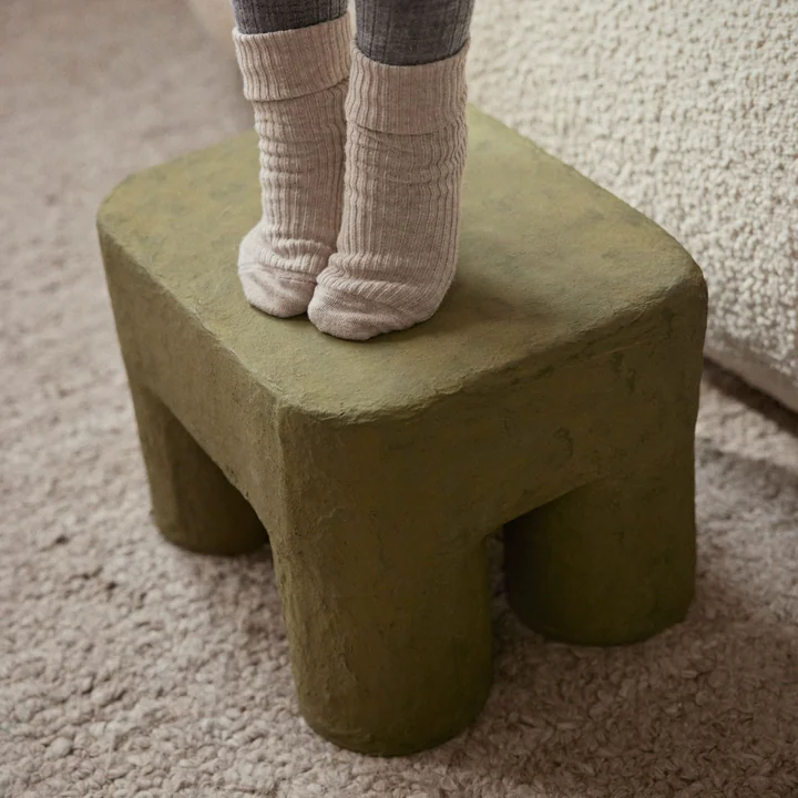 Podo Tabouret, kaki de Ferm Living