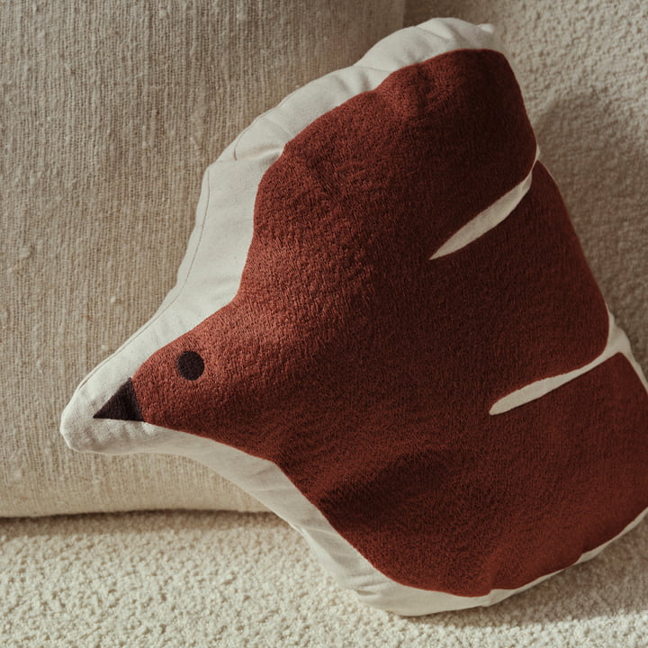 Swif Bird Coussin, baked clay de ferm Living