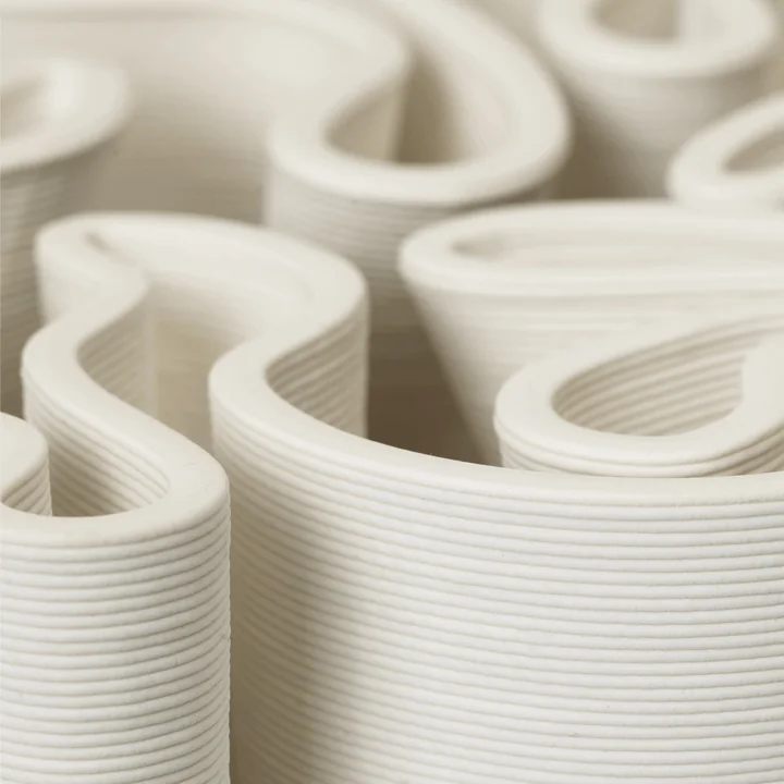 Dedali Vase, blanc cassé de Ferm Living