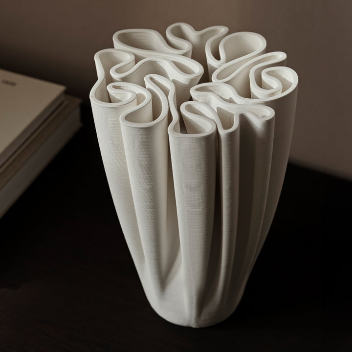 Dedali Vase, blanc cassé de ferm Living