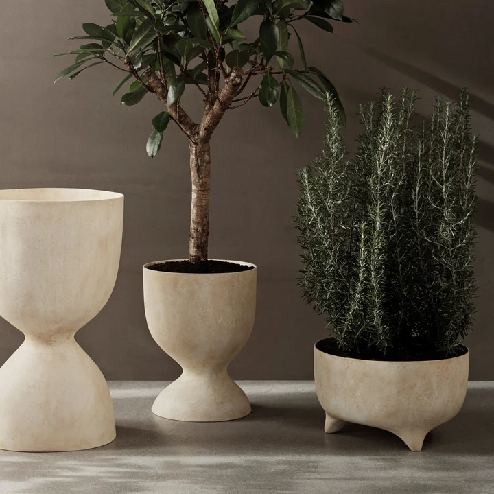 Ferm Living - Evoke Pots de fleurs, sable chaud