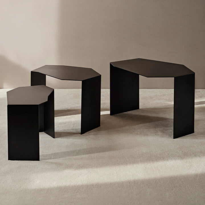 ferm Living - Shard Cluster Set de table d'ensemble, noir