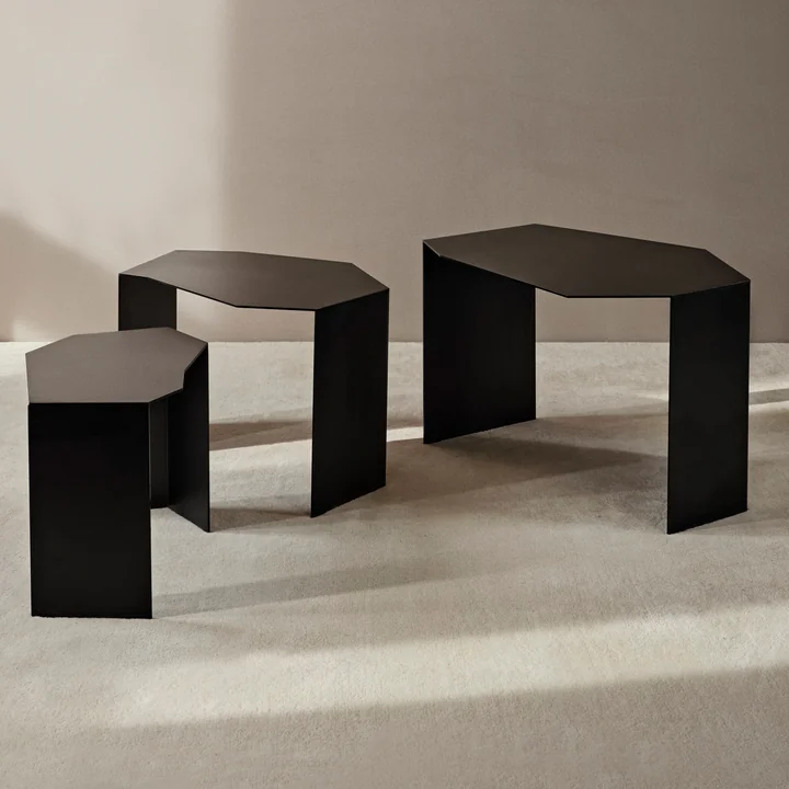 Ferm Living - Shard Cluster Set de table d'ensemble, noir