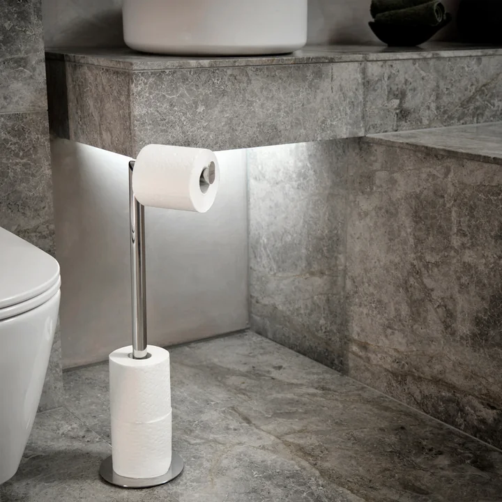 EasyStore Luxe Distributeur de papier toilette 2 en 1 de Joseph Joseph