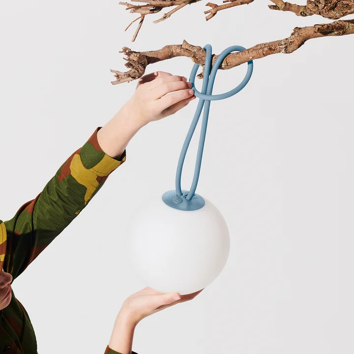 Fatboy - Bolleke Lampe à suspendre, wave blue