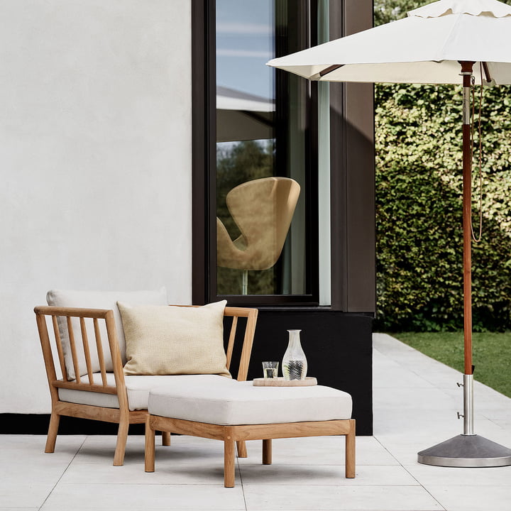 Skagerak Tradition Outdoor Lounge Chair de Fritz Hansen