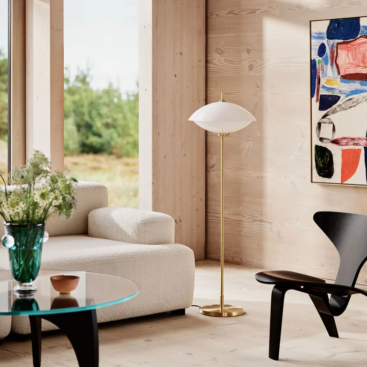 Clam Lampadaire de Fritz Hansen