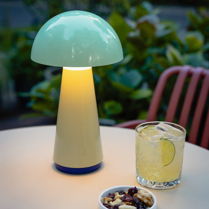 Lampe de table Bob, menthe de Remember