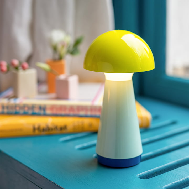 Lampe de table Bobbi, jaune de Remember