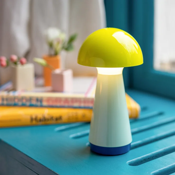 Lampe de table Bobbi, jaune de Remember