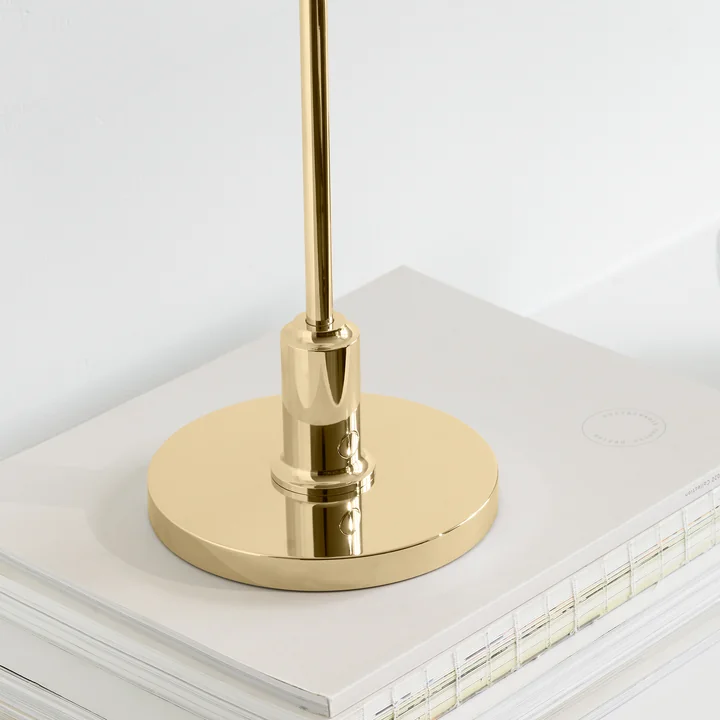 PH 2/1 Portable Akku LED lampe de table, laiton métallisé de Louis Poulsen