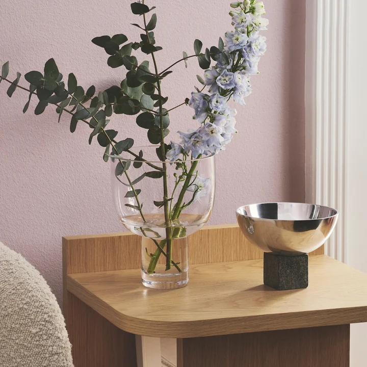 NEBL Vase Small, Ø 14,5 x 18 cm, clear de Gejst