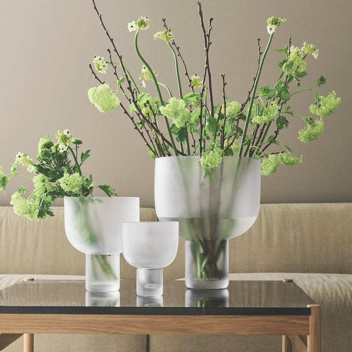 NEBL Vases, givré de Gejst