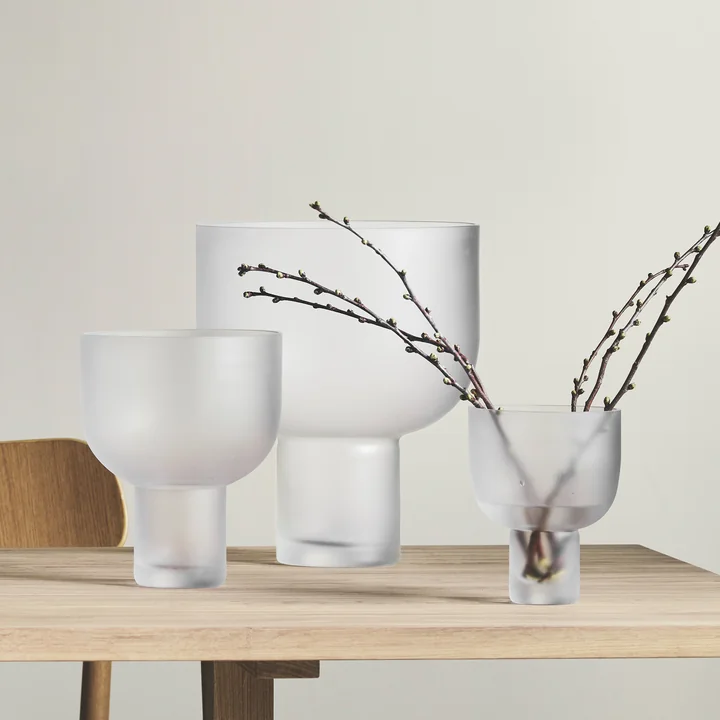 NEBL Vases, givré de Gejst
