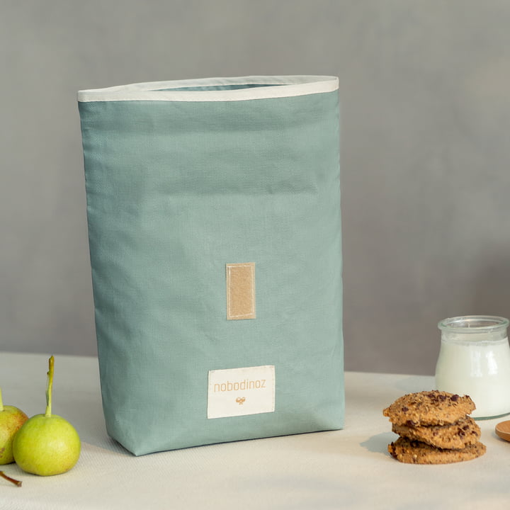 Sunshine Eco Lunch Bag, eden green de Nobodinoz