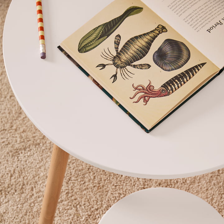 Table et tabouret de Kids Concept