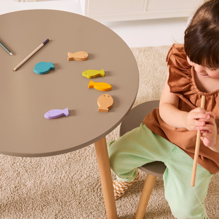 Table et tabouret de Kids Concept