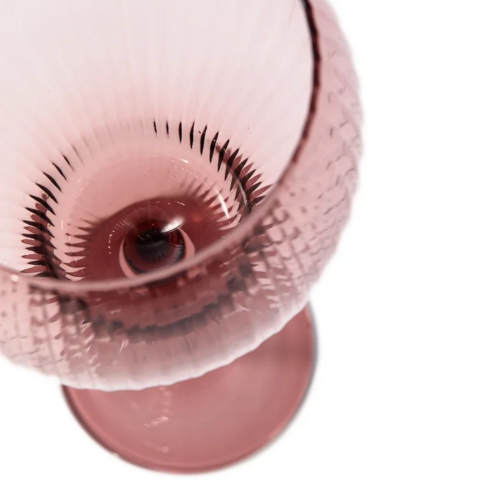 Pols Potten - Pum Coupe Verre à vin, violet foncé