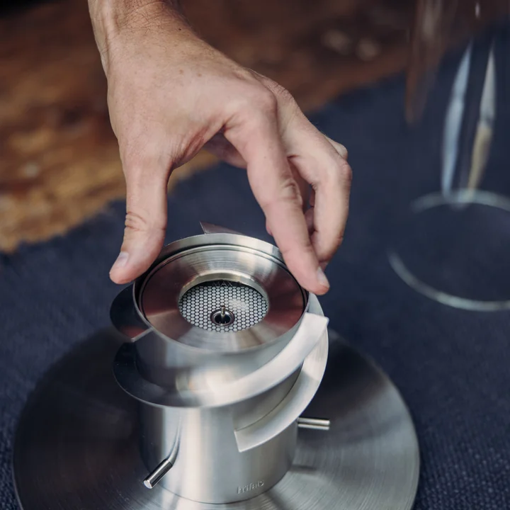 Spin Bio- Burner avec Eco-Ring et couvercle éteignoir de höfats