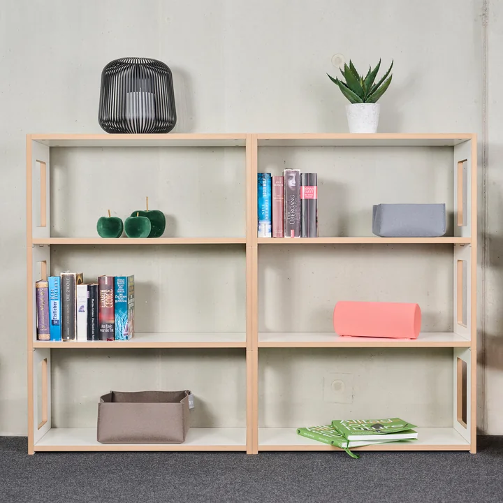 Tojo - hochstapler Blick Système d'étagères, étagère 152 x 73,5 cm, blanc