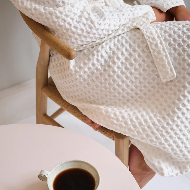 Big Waffle Peignoir de bain de The Organic Company