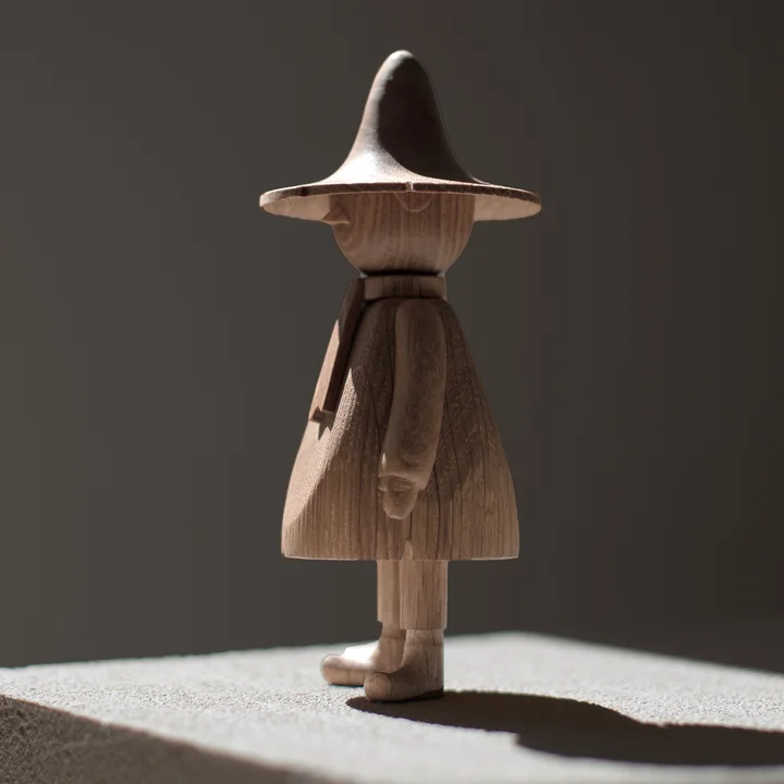 Snufkin figurine en bois, chêne naturel de boyhood
