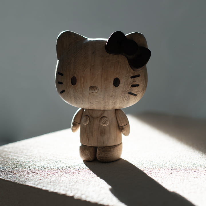 HELLO KITTY figurine en bois, chêne naturel de boyhood