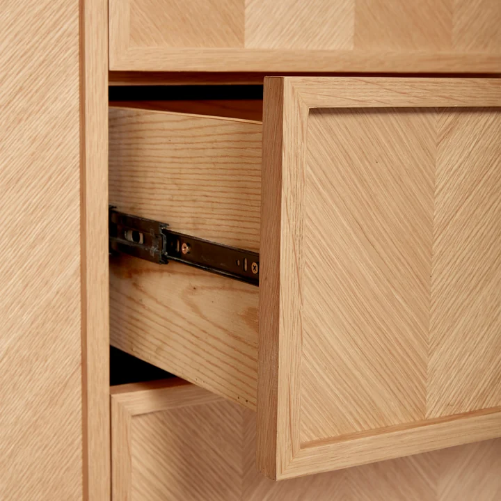 Hübsch Interior - Herringbone Armoire, chêne, grande