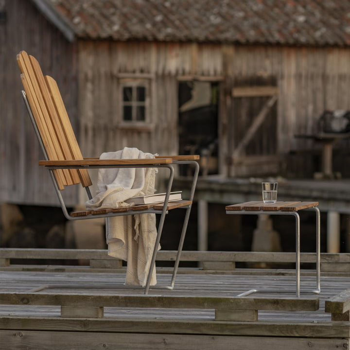 A3 - Chaise Longue, Teak de Grythyttan