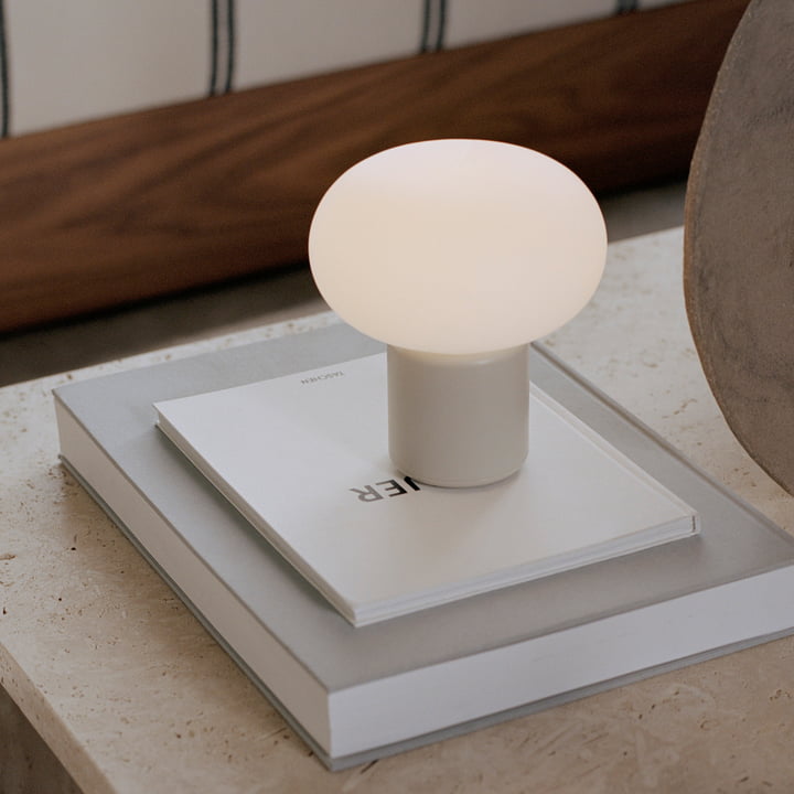 Karl-Johan Lampe de table LED portable avec batterie de New Works