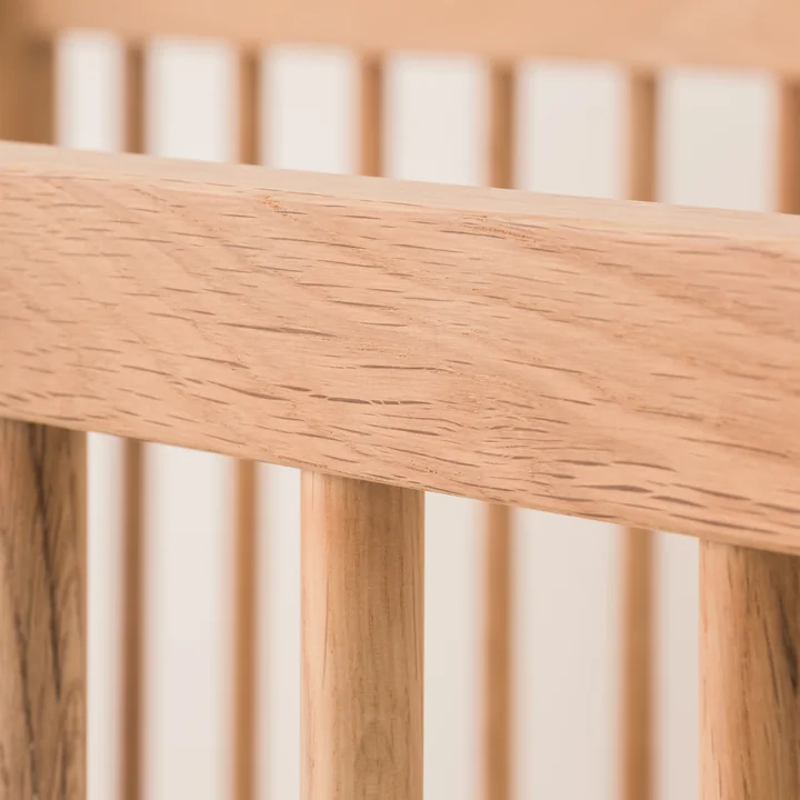 Nobodinoz - Latitude Evolutive Lit bébé, 70 x 140 cm, chêne naturel