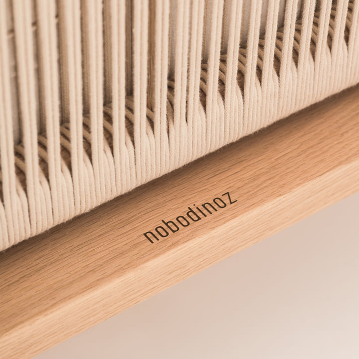 Nobodinoz - Latitude Evolutive Junior Lit, 70 x 140 cm, chêne naturel