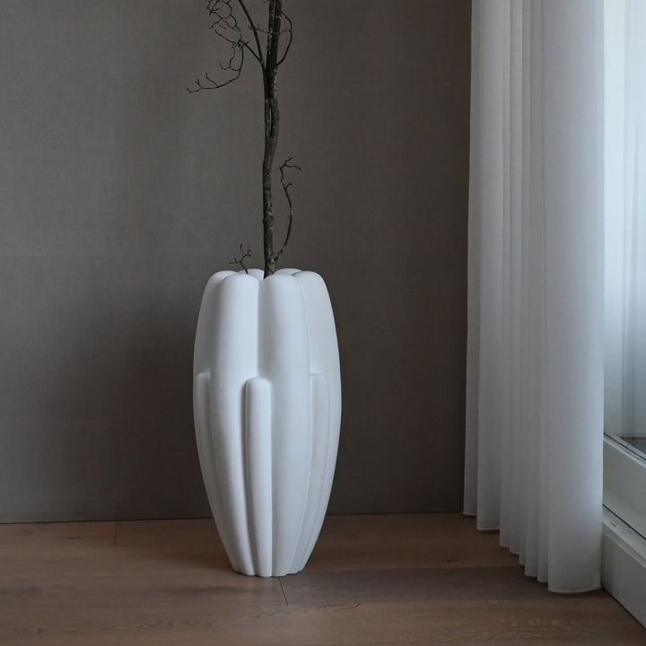 101 Copenhagen - Bloom Vase, big, blanc d'os