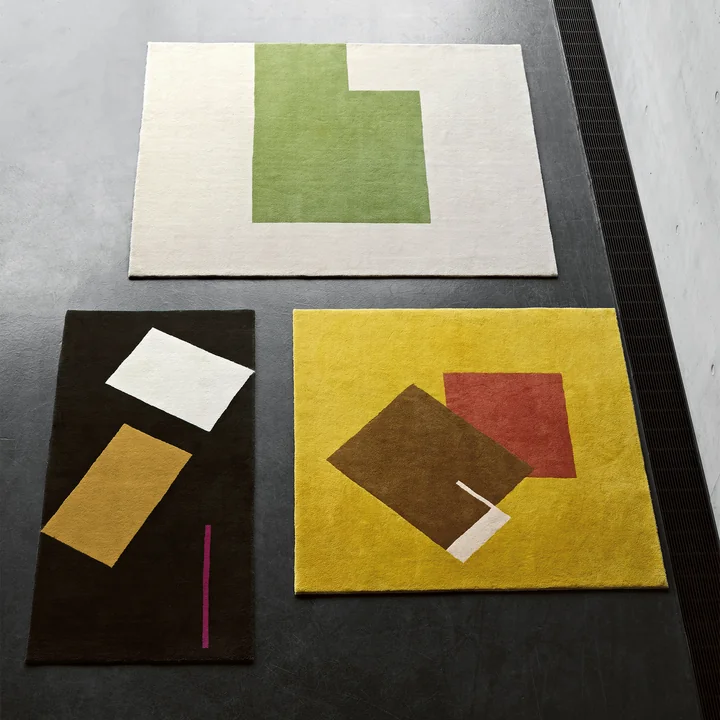 ClassiCon - Tapis en laine Castellar 175 x 175 cm, multicolore