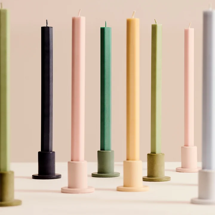 Hexagon Bougies H 24 cm de HAY