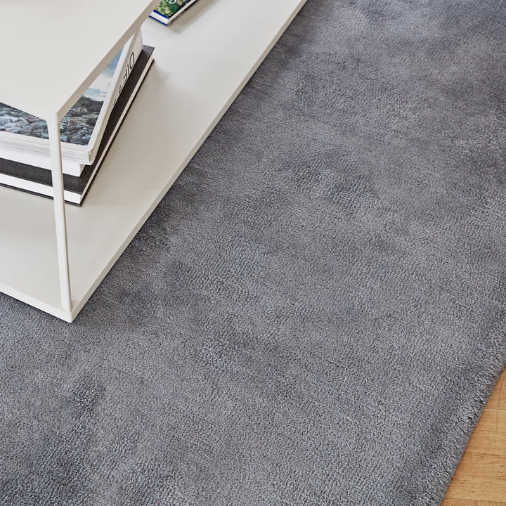 Raw Tapis No. 2, gris foncé de Hay