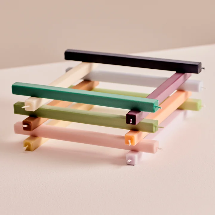 Square Bougies H 24 cm de HAY