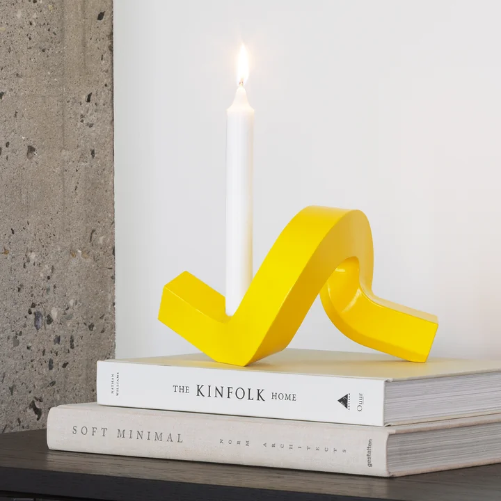 Crooked Chandelier, jaune de Normann Copenhagen