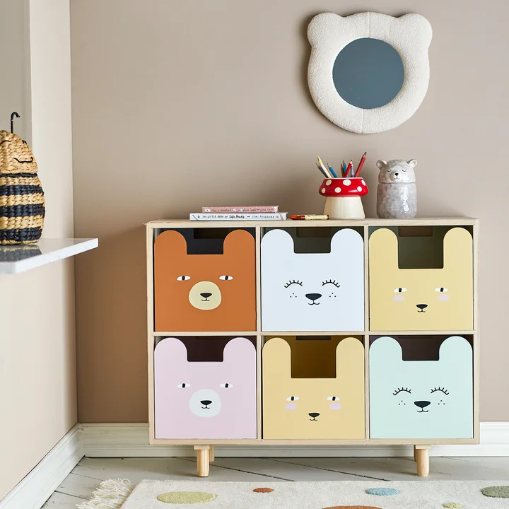 Bloomingville Mini - Calle Bibliothèque avec tiroirs