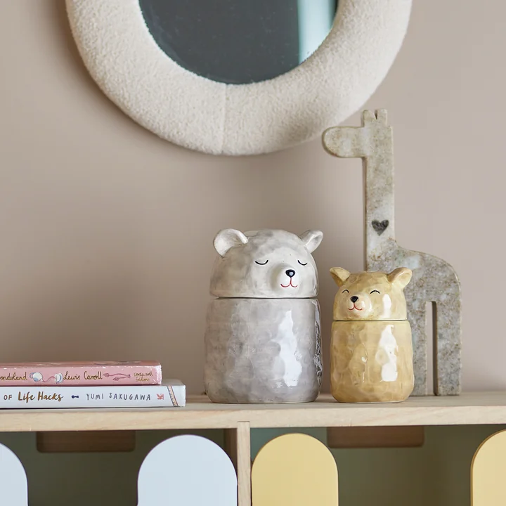 Bloomingville Mini - Récipient Puk avec couvercle