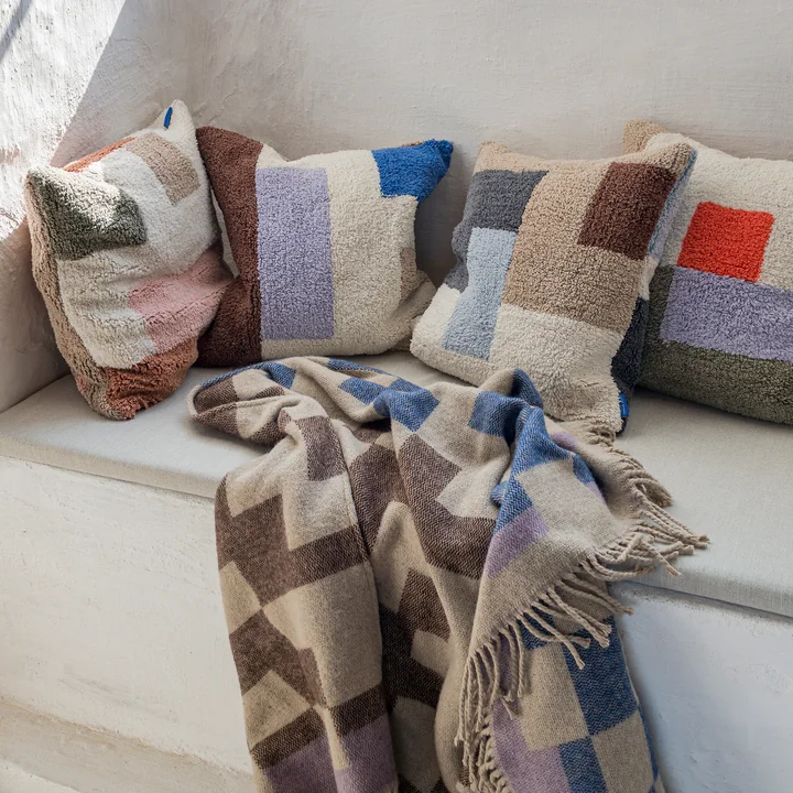 Maze couverture de laine de Mette Ditmer